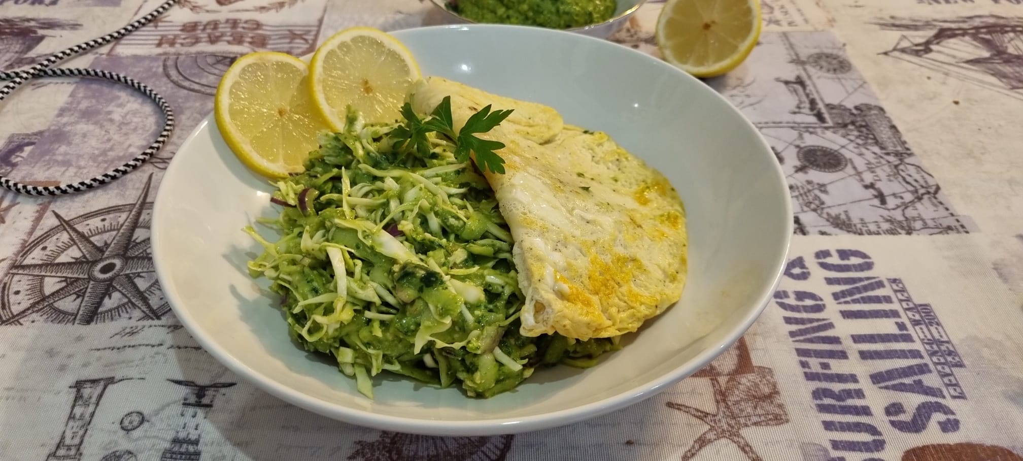 Baby Spinat Sojabohnen Pesto Salat1