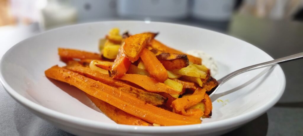 Gemüsepommes aus dem Ofen