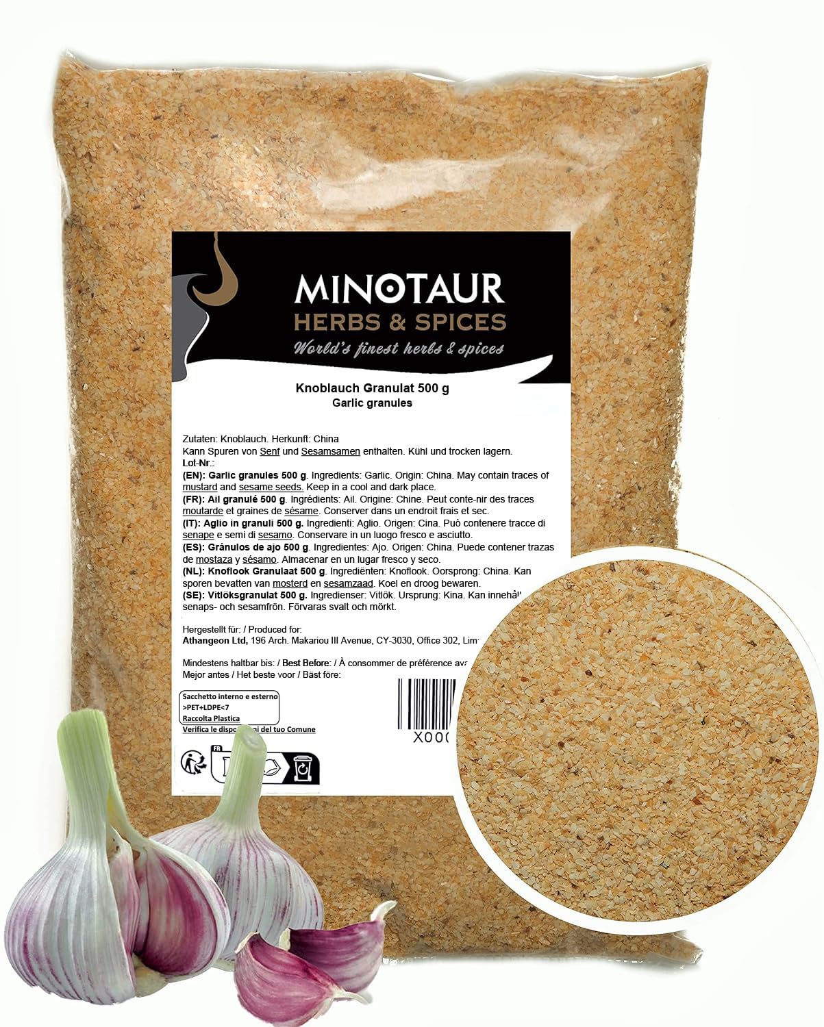 Knoblauch granuliert